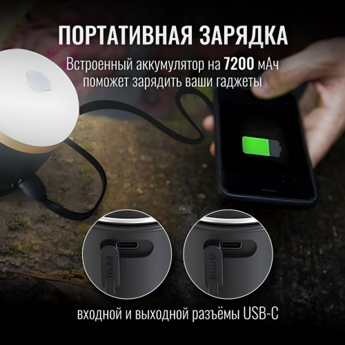 LED-лампа фонарь PowerBank 7200мАч EcoFlow Camping Light