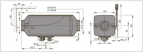 Eberspacher AIRTRONIC M2 B4L бензин 12В