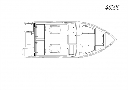 Лодка TUNA Boats 485 DС