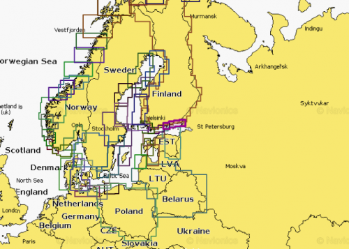 Карта Navionics Выборг — Kalkstrand