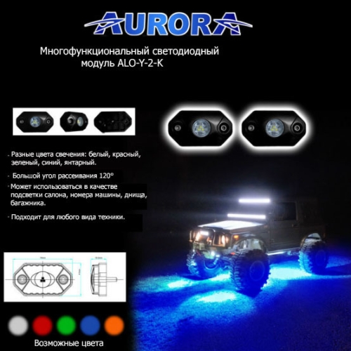 Светодиодная подсветка Aurora ALO-Y-2-K (белый)