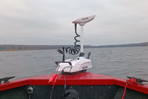 SEA-PRO 80L GPS 54" (Белый) носовой электромотор с функцией Якорь