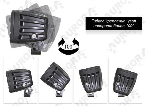 Светодиодная фара Aurora ALO-2-P4T w/o wire