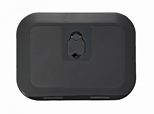 Люк инспекционный Osculati FLUSH 380x280мм, черный пластик