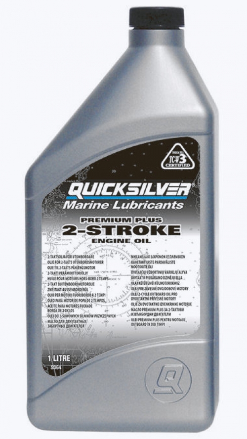 Quicksilver моторное масло 2-cycle TC-W3 Premium PLUS outboard oil