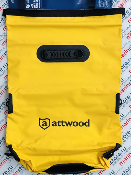 Гермомешок Attwood (сухая сумка) 40л желтая