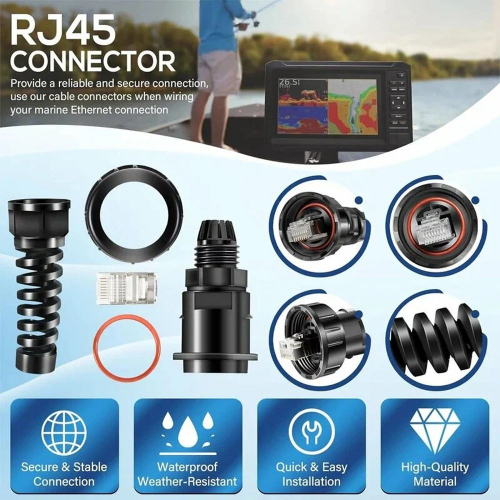 Разъемы морского сетевого кабеля RJ45 Garmin 2 шт