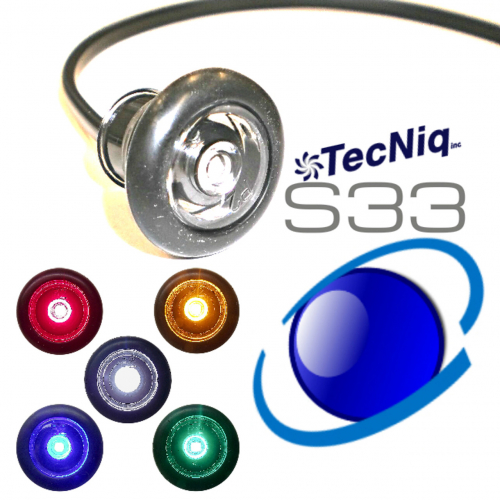 Светодиодный фонарь врезной S33 Steady Burn TecNiq янтарный