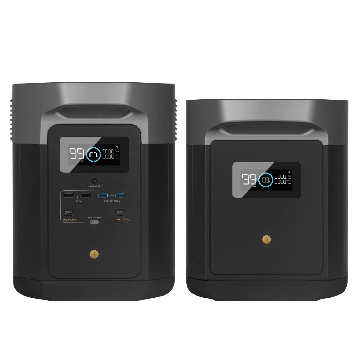 Комплект EcoFlow DELTA Max (1600) + внешняя батарея