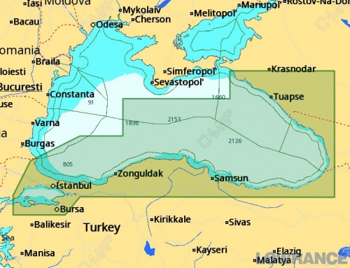 КАРТА C-MAP Южная часть Черного моря