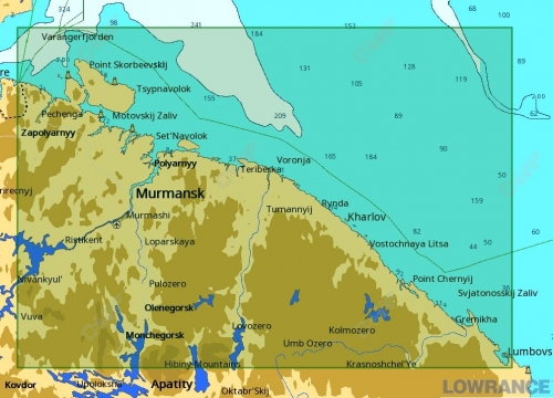 КАРТА C-MAP Печенега-Лумбовский залив