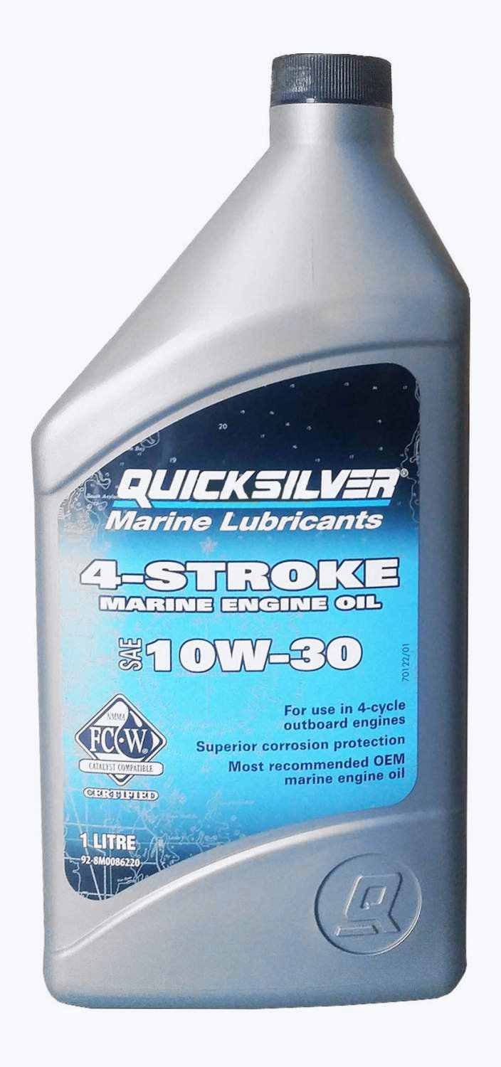 Quicksilver моторное масло 4-cycle 10W30 oil