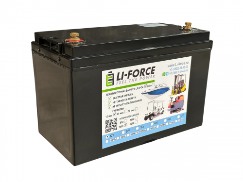 Аккумуляторная батарея Li-Force 12В 105Ач LiFePO4, 4S1P
