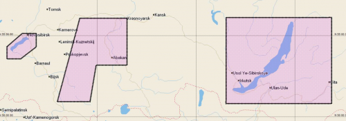 КАРТА C-MAP Озеро Байкал и Сибирские озера