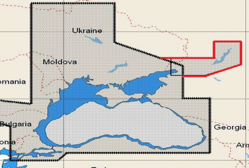 КАРТА C-MAP Западная часть Черного моря
