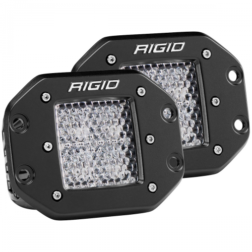 RIGID D-серия PRO (4 светодиода) — Рабочий свет — Врезная установка (пара)