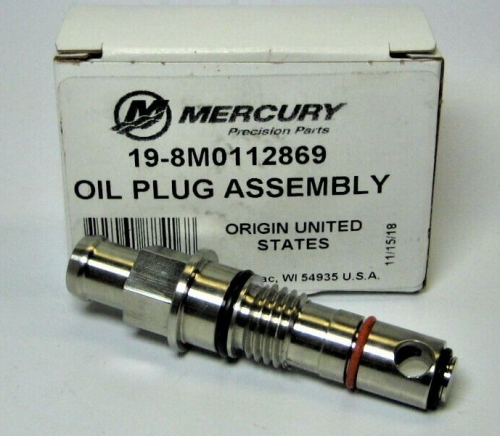 Mercury Marine 19-8M0112869 Масляная пробка в сборе