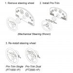 Подрулевой переключатель SeaStarSolutions ProTrim, одинарный