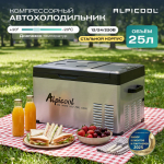 Компрессорный автохолодильник Alpicool C25 25л (-20/+10°C, 12/24В)