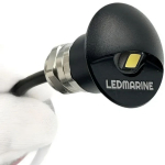 Точечный светодиодный светильник LEDMARINE Punto LED, IP67, алюминий, корпус черный