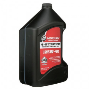 Моторное масло MERCURY 4-Stroke 25W40 Syntetic Blend, полусинтетическое