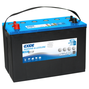 Аккумулятор EXIDE DUAL AGM EP900 L+ 100AH 720А (EN) 900Wh