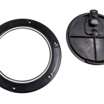 Лючок палубный 190 мм, черный Osculati