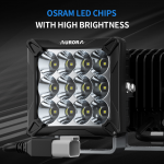 Cветодиодная фара дальнего света Aurora ALO-W-4-C27T3