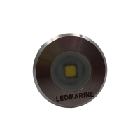 Контурный светильник плоский LM-SS1FS нержавеющая сталь Красный