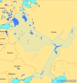 КАРТА C-MAP Внутренние водные пути Европейской части России, Запад