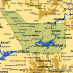 КАРТА C-MAP Низовье реки Камы и Вятка